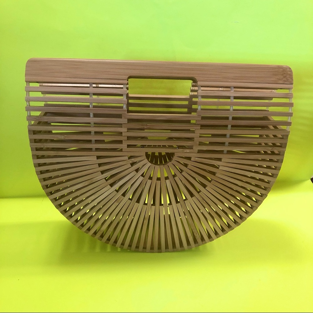Bamboo Handle tiki purse
